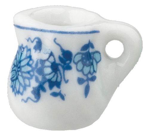 Blue Floral Cream Pitcher